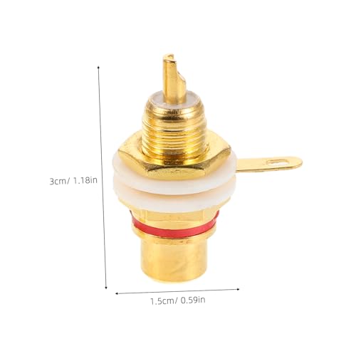 Socket para proyectos DIY de audio con acabado robusto para paneles 2