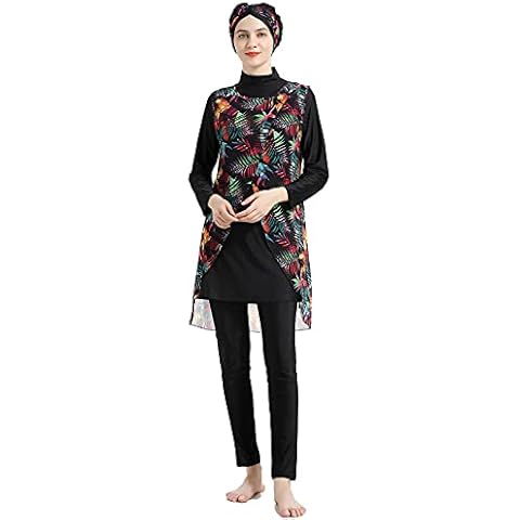 WOWDECOR Full Body Modest Swimwear Set Cover