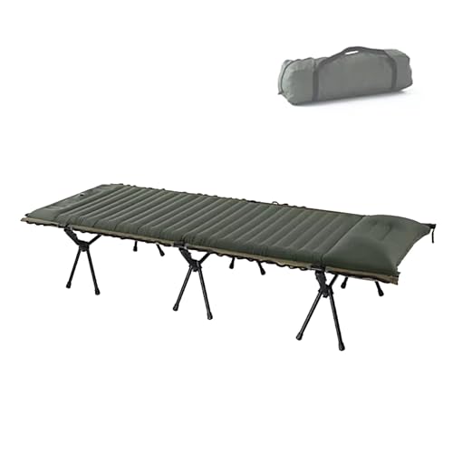 Inflatable Bed Queen Travel Portable Foldable Bed Load Capacity 160kg Comfortable Surface Air Bed Best for Guest Travel Vacation Camping Push to Inflate