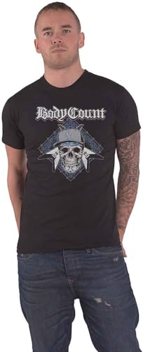 Body Count T Shirt Attack Band Logo Official Mens Black Hemden(X-Large)