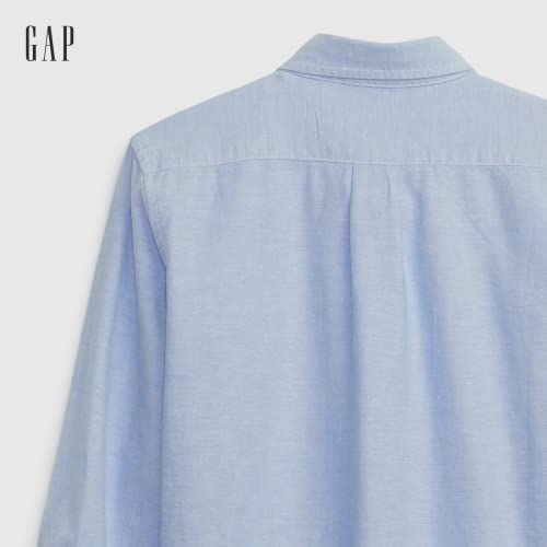 Image of GAP Boys' Button-down Long Sleeve Oxford Shirt