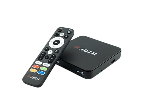 ADTH NextGen TV Box Gen 2 ATSC 3.0 & ATSC 1.0 Digital Converter Box | Over-the-Air TV Tuner & Receiver | Unconnected DRM | 4K HDR | Wi-Fi & Bluetooth | Built- in DVR Recording