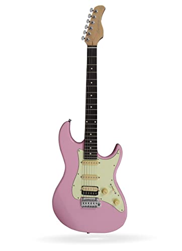 Sire Larry Carlton S3 Pink guitare électrique - Les Beatles, Paul McCartney, John Lennon, RIngo Starr, George Harrison Sire Larry Carlton S3 Pink guitare électrique