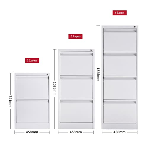 Armadietto in metallo con 4 cassetti, design moderno e minimalista, per casa e ufficio, soluzione di archiviazione efficiente per documenti e accessori