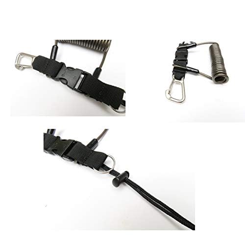 Namvo Heavy Duty Tauchen Lanyard Spring Coil Schnorcheln Tauchen Unterwasserkamera Taschenlampe Licht Anti-Lost Rope Line