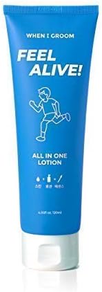 When I Groom | Men's Face Moisturizer 4.2oz | Mattifying Face Lotion | Lightweight, Non-Greasy, Aftershave, Anti-Aging, Anti-Wrinkle | Natural Ingredients, Pure Green Tea | For Dry or Oily Skin