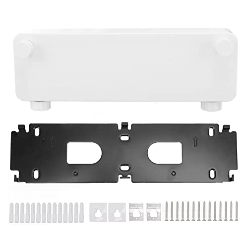 Wäscheleine Ausziehbar, Einziehbare Wäscheleine Wand Wäscheschnur zweileiniger Wandtrockner für Badezimmer, Waschküche, Garten oder Reise, 30 kg Tragkraft, Bis Zu 5,2 m Lange (Weiss)