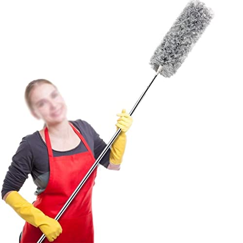 Vadrouille duster en microfibre pliante et extra longue pour capter la poussière