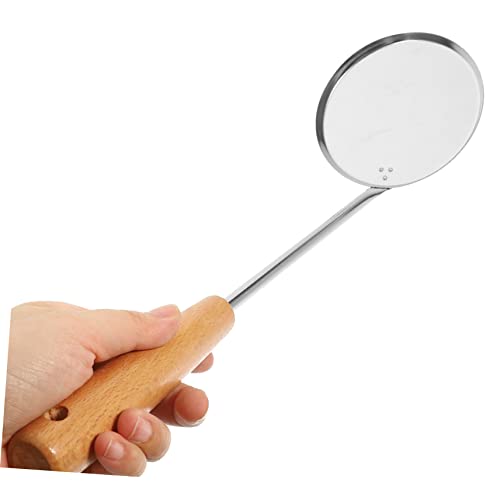 Cuchara de freír inoxidable PRETYZOOM con mango práctico para repostería y snacks 8