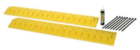 Cable Protector, Drop Over, 2 Channel, 9ft.