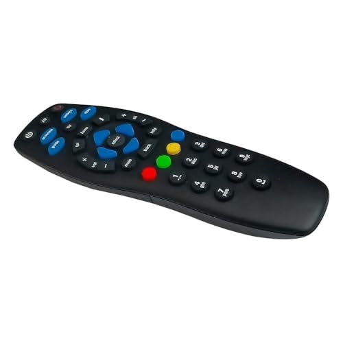 Image of BLACKSHEEP Compatible for Tata Sky Remote Original of Set Top HD Box and Suitable for SD Tata Play Setup Box Remote Control- Black
