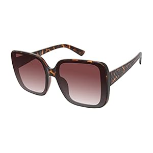 TAHARI Women’s Square-Retro Oversized Sunglasses