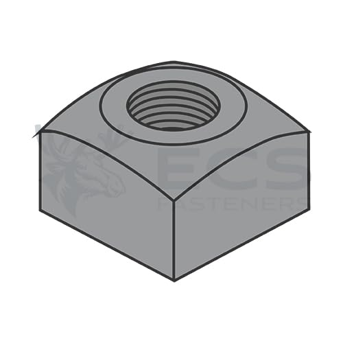 Generic 7/8-9 Heavy Square Nut Plain - ECS-87NQHP