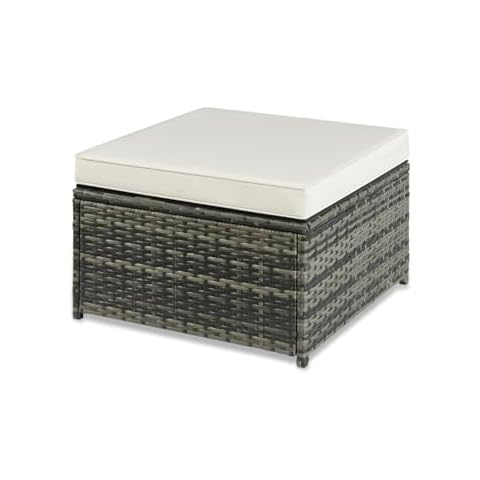 YIYAN Outdoor Patio Ottoman Cover