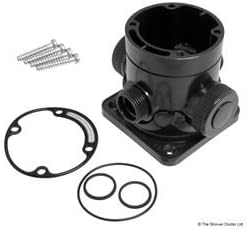 Aqualisa Body Plug & Outlet Black - 017501