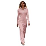 Cette robe longue décontractée est parfaite pour les occasions quotidiennes, offrant élégance et confort pour le bureau, les sorties ou même des moments de détente.