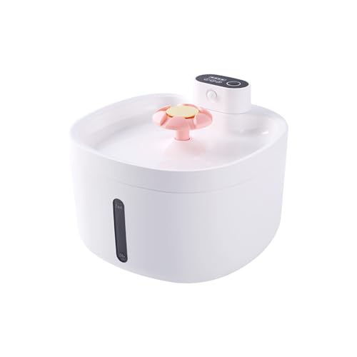 Fuente de Agua inalámbrica para gatos 2.6L con batería recargable miniatura 4