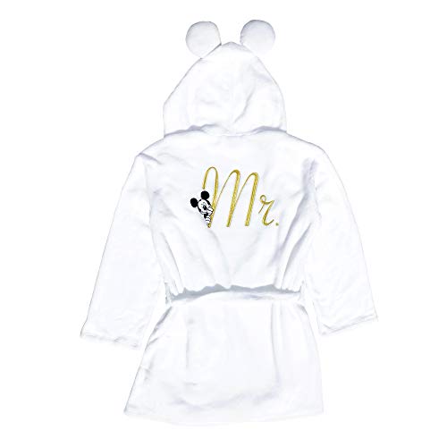 Disney Men's Mickey Mouse Groom Robe, Mr. Mickey Mouse, Small/Medium2