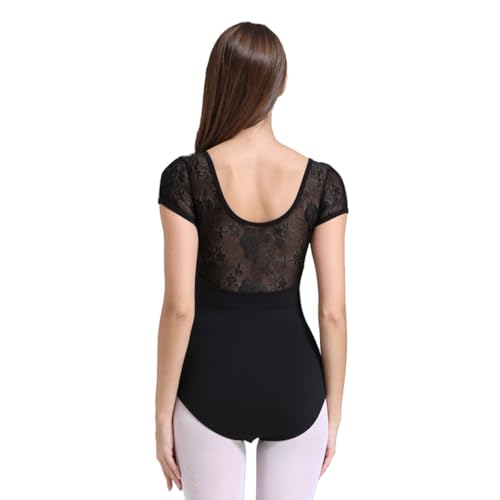 Women and Girls Short Sleeve Leotards for Ballet Dance Gymnastics...