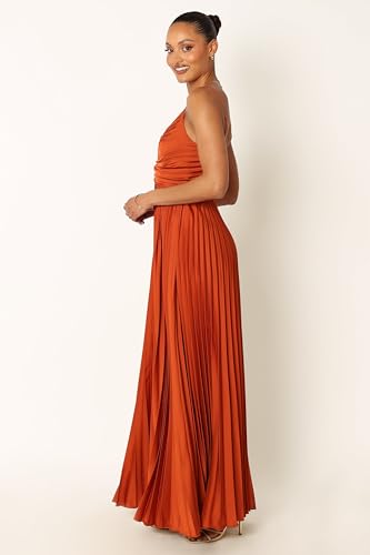 Image of Petal & Pup Women's Naira Pleated Maxi Dress