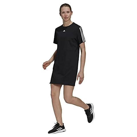 Vestido suelto de 3 rayas Essentials para mujer de adidas Cover
