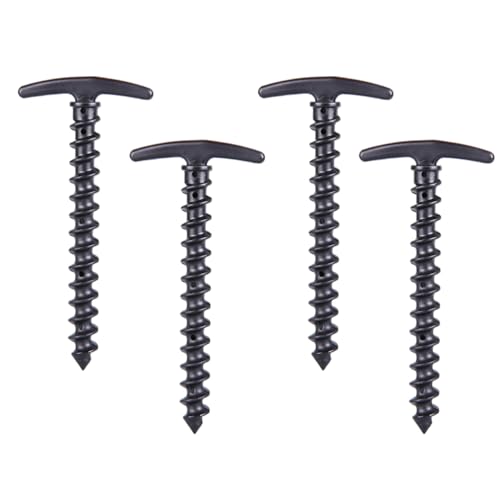 KOMBIUDA 10 Stück Spiral Zeltheringe Aus Nylon - Robuste Erdnägel Für Zelte Pavillons Gartenpflanzen Ideal Für Camping Wetterfest Und Rostfrei