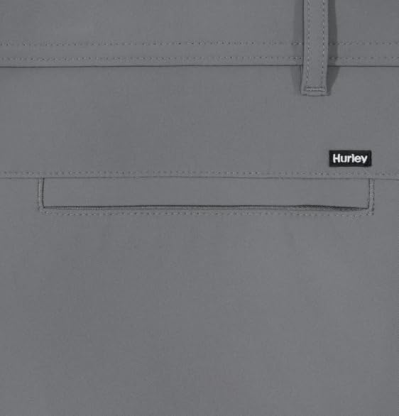 Hurley Men's Water Repellent Hybrid Performance Stretch Pant (US, Waist Inseam, 36, 32, Regular, Regular, Gray)2