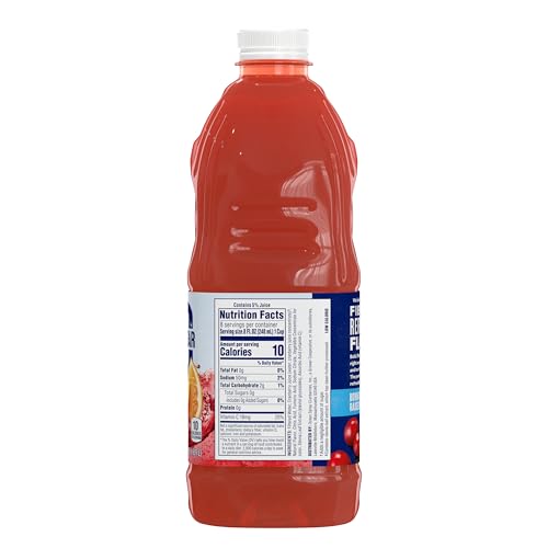 Image of Ocean Spray ZERO Sugar Tropical Punch Juice Drink, 64 Fl Oz Bottle