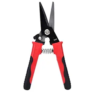 Ketsicart Hardware Tool, Wear-Resistant Hardware Hand Tool Comfortable Electronic Cable Scissors, for Horticulture(Multifunctional tin Snips)