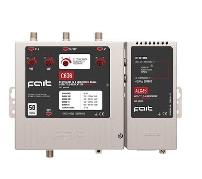ECI ELETTROFORNITURE FAIT C636 - Centralino TV configurabile 120 dBμV EX C635