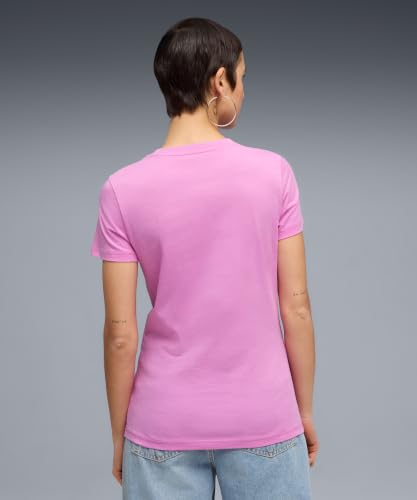Image of Puma Women Cotton Letter Print Regular Fit Tees