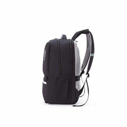 Image of American Tourister Hall 4.0 | 31.5 Ltrs | 3 Compartments | Bottle Pocket | Ergonomic Padded Back Panel & Shoulder Straps | Laptop Backpack | 1 Year International Warranty | Black