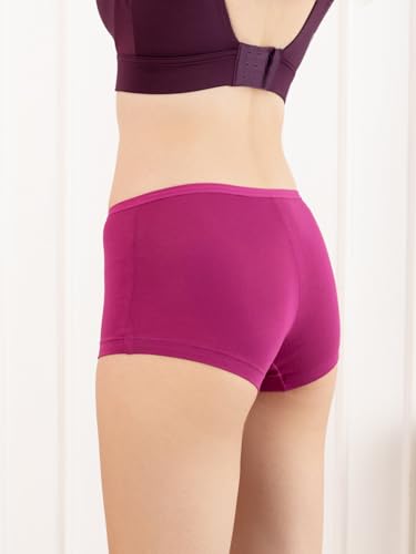Image of Lux Cozi Women's 100% Cotton Panties |Colors and Prints May Vary| |Pack of 3|