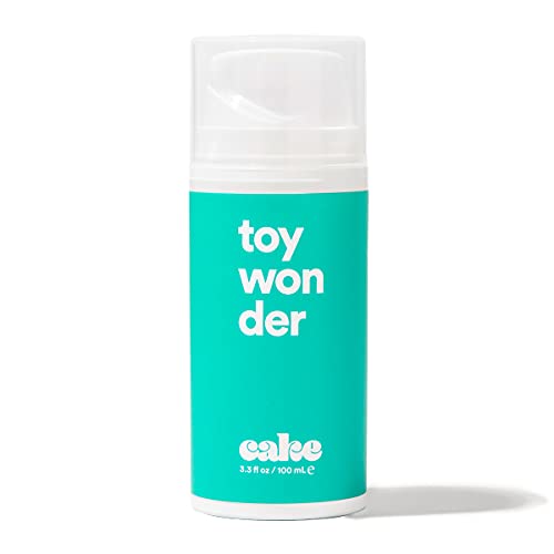 Hello Cake Toy Wonder, Water-Based Lubrication for Toys, Non-Drip Water-Based Lubricant, Natural Lube, Personal Lubricant, Lube Water Based Natural (3.3 Fl. Oz.)