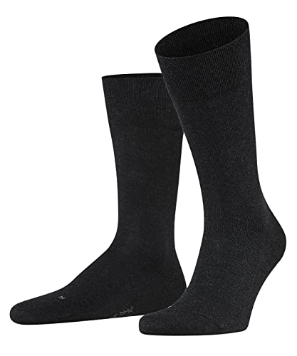 FALKE Men's Sensitive London Socks, Grey (Anthra Mel 3080) - Sustainable, 6.5-9