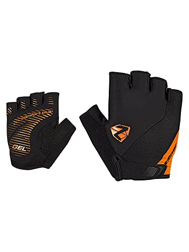 Ziener Herren COLLBY Fahrrad-/Mountainbike-/Radsport-Handschuhe | Kurzfinger - atmungsaktiv/dämpfend, New orange, 10,5