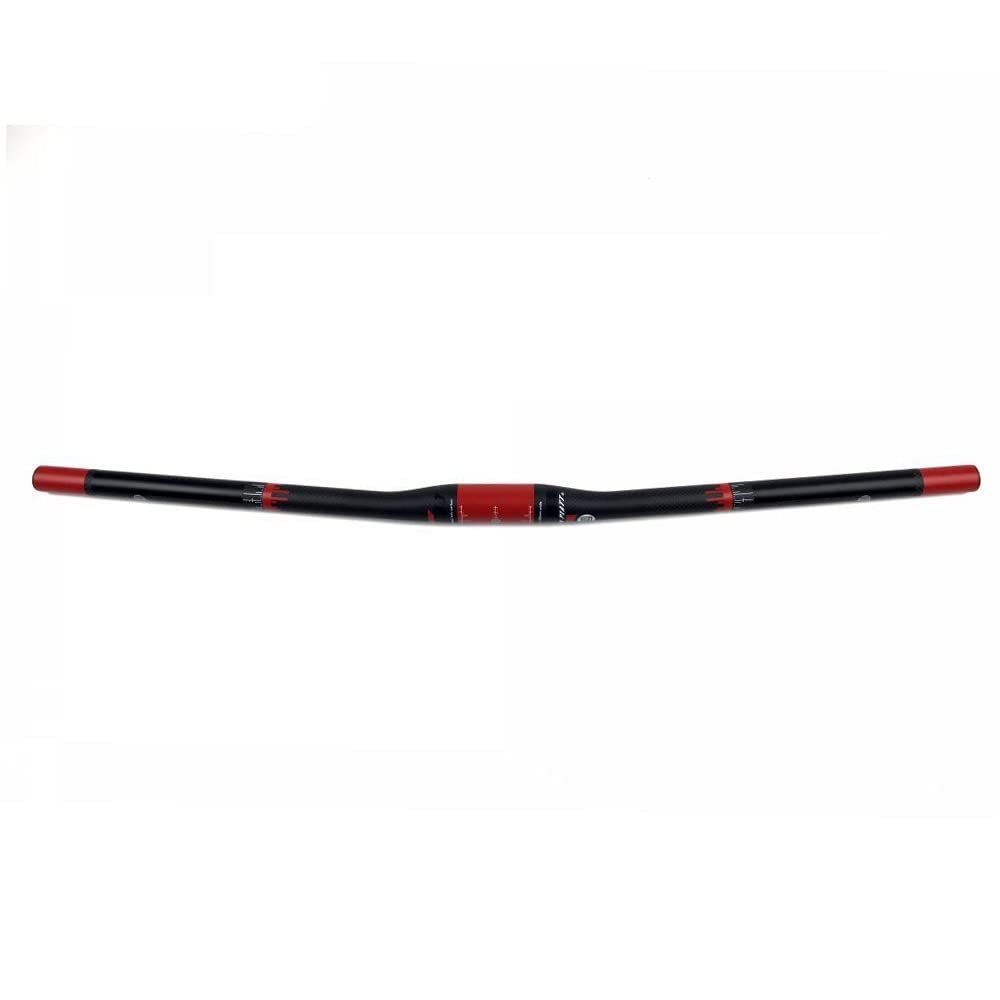 Manubrio Mtb 31,8 mm Ultralight Full Carbon Fiber Mtb. Manubrio Bike Flat o Rise 600 620 640 660 680 700 720 740 760 Manubrio a forma di rondine Manubrio Mtb Carbonio (Color : Flat 31.8x720)