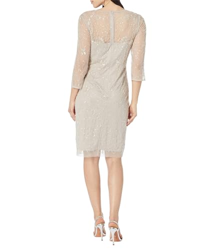 Image of Adrianna Papell Beaded Short Dress
