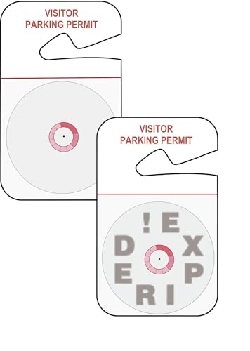 Permis de stationnement à expiration automatique Brady 95677 bicolore lot de 500