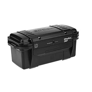 Plastic survival opbergdoos container, outdoor schokbestendig verzegelde waterdichte dozen survival droog luchtdichte koffer, 3 maten, zwart