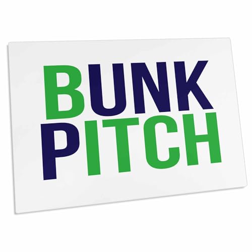 3dRose Word Scramble - BUNK Pitch Color - Desk Pad Place Mats miniatura 1