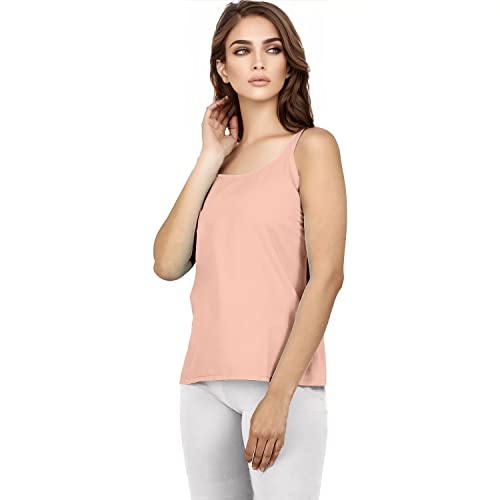 Image of Cotton Short Camisole Non-Stretchable Slip for Women | Short Kurti Slip | Short Camisole | Half-Length Lining | Waist Length Inner | Sameez | Samij(Half Slip)