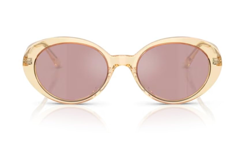 Oliver Peoples 0OV5565SU Lumar 17830F Becr/Pink Satin Mirrored Polarized Oval Women's Sunglasses2