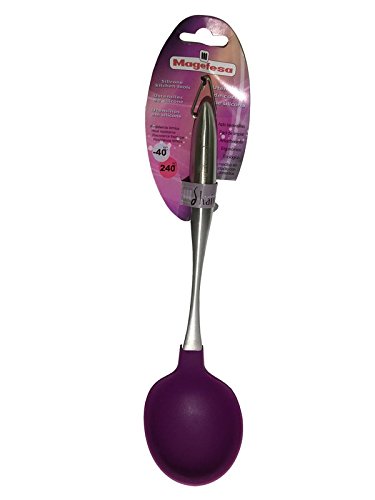 Cazo Sopa Inoxidable Silicona Shaima 9X31 Cm Blister En Oferta Magefesa - Cazo Sopa Inox/Sil.shaima Blt