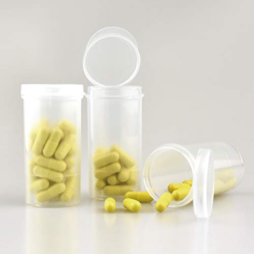 Image of Maymom Water Tight Sample Vials, Bottle, Cup, for Small Parts, Beads; Air Tight; Prescription Bottle, Rx Vial (40mL)