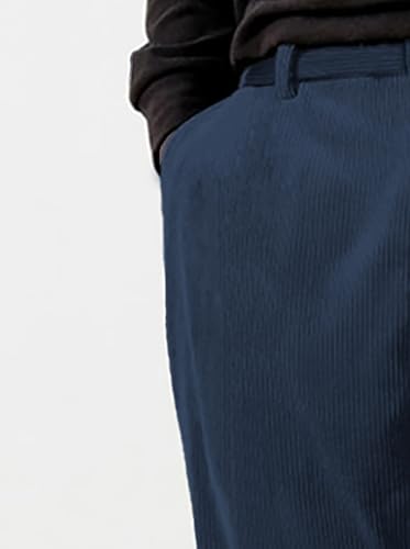 Image of KOTTY Men's Solid|Button|Straight|Regular fit|Corduroy Trousers|Pant for Men