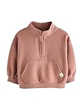 Adoptez le look NEXT NEXT Fille Sweat à col zippé Mocha Brown 6 Ans-7 Ans