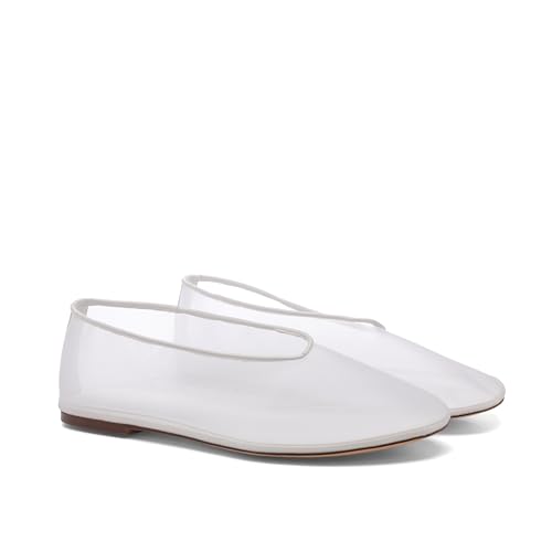 Women's Fine Mesh Ballet Flats,Round Toe Ballerina Shoes,Casual Slip On Mary Jane Flats,Comfortable Daily Dress Shoes