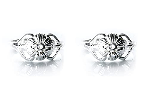 925 STERLING SILVER DESIGN TOERING CHUTKI BICHHIYA IN THICK SILVER FLEXIBLE UNBREAKABLE DURABLE TOERING-image-37