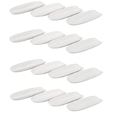 BIA Cordon Bleu 9-Inch Corn Dish (16-Pack, White) Bundle (4 Items) Cover